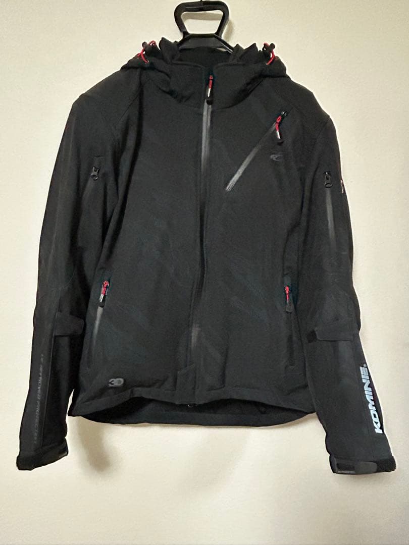 コミネ　バイクジャケット JK-5792 XLサイズ　ネオブラックマーブル