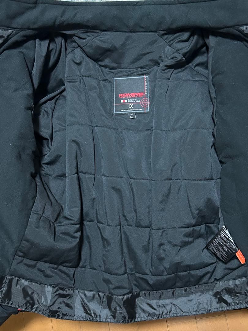 コミネ　バイクジャケット JK-5792 XLサイズ　ネオブラックマーブル