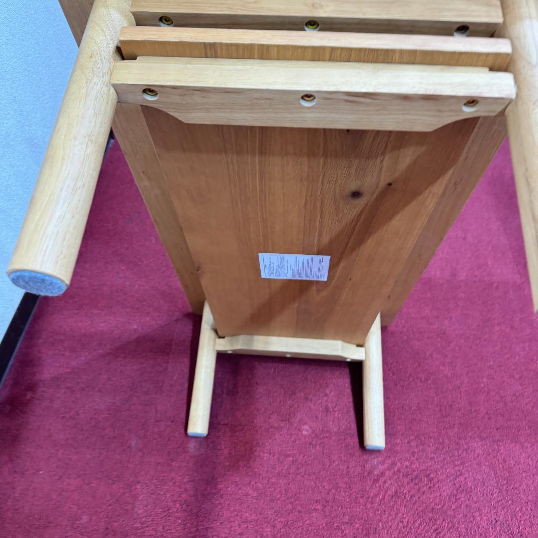 東京23区送料無料　無地良品木製ローテーブル　使用期間一ヶ月　極美品オーク材