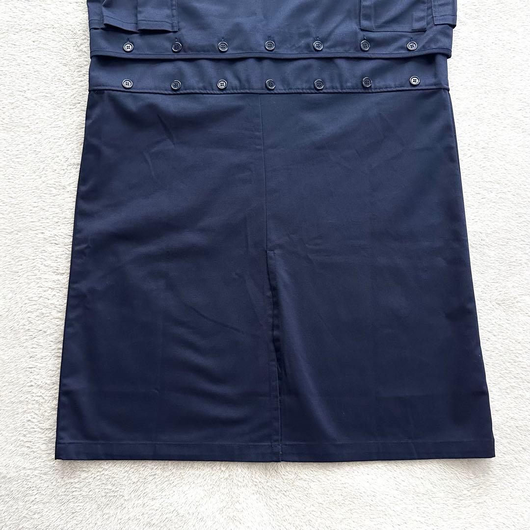 美品 DoD スカヴェス 2WAY ワンピース ベスト F ネイビー