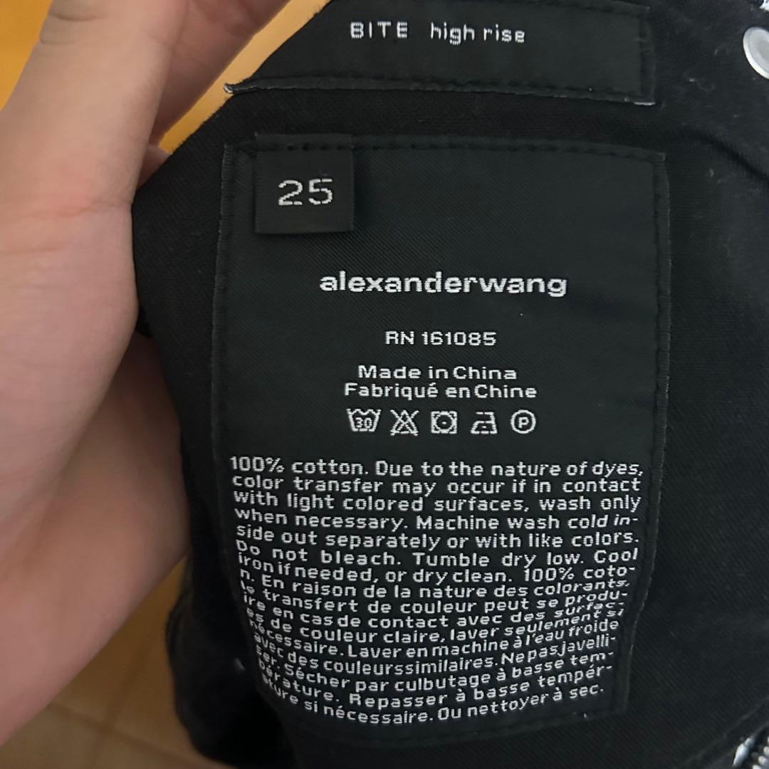 Alexander Wang ロゴプリントショートパンツ サイズ25