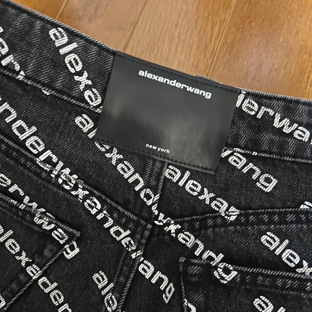 Alexander Wang ロゴプリントショートパンツ サイズ25
