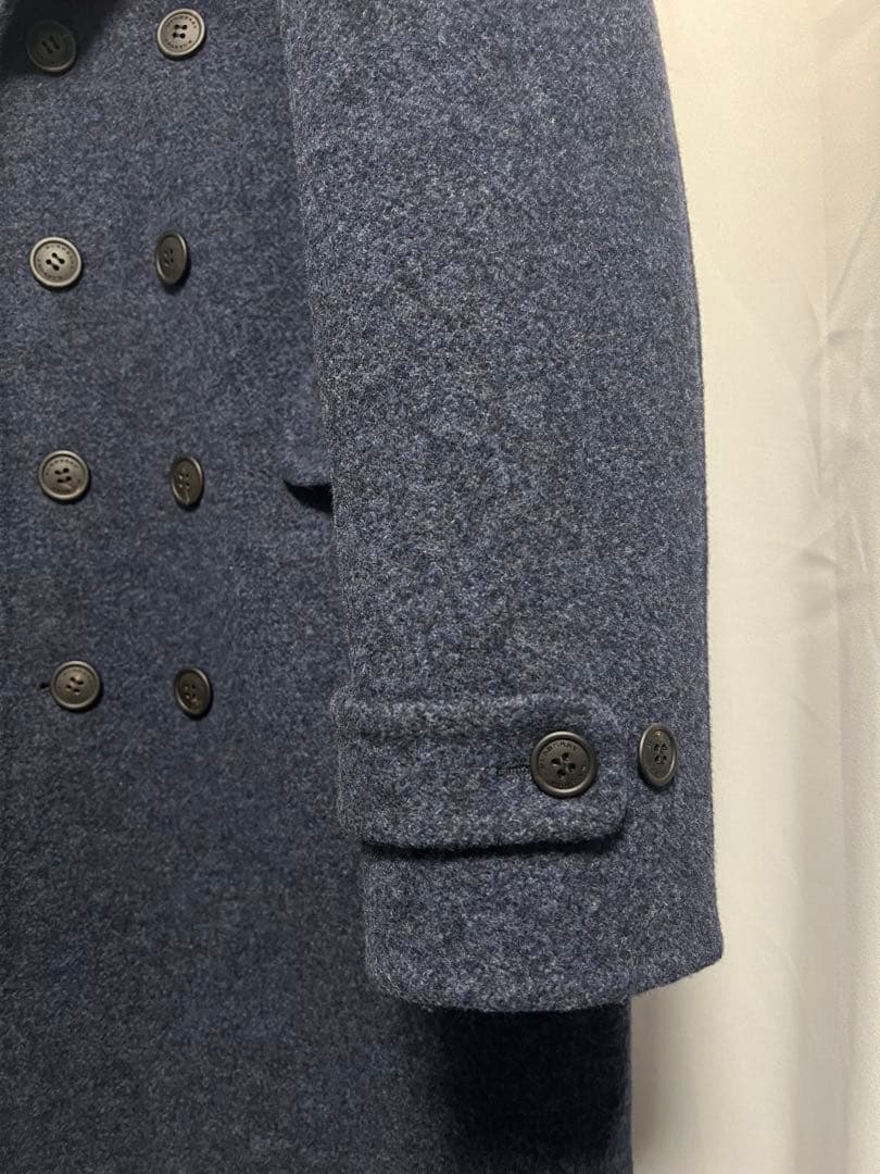 超希少 BURBERRY バーバリー 最高級ライン 襟ムートン コート Y2K