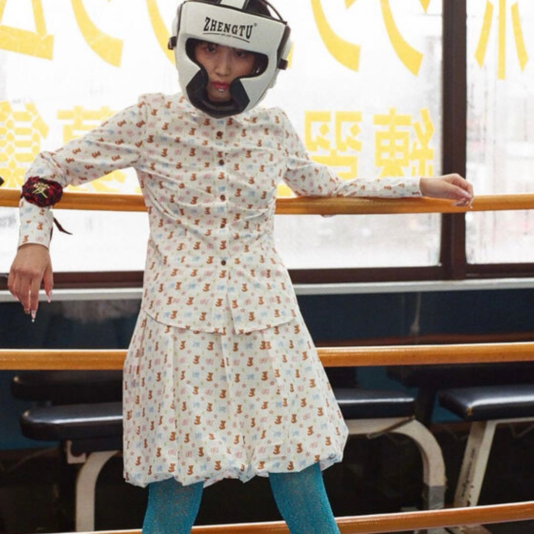 momentel 熊　バルーンスカート