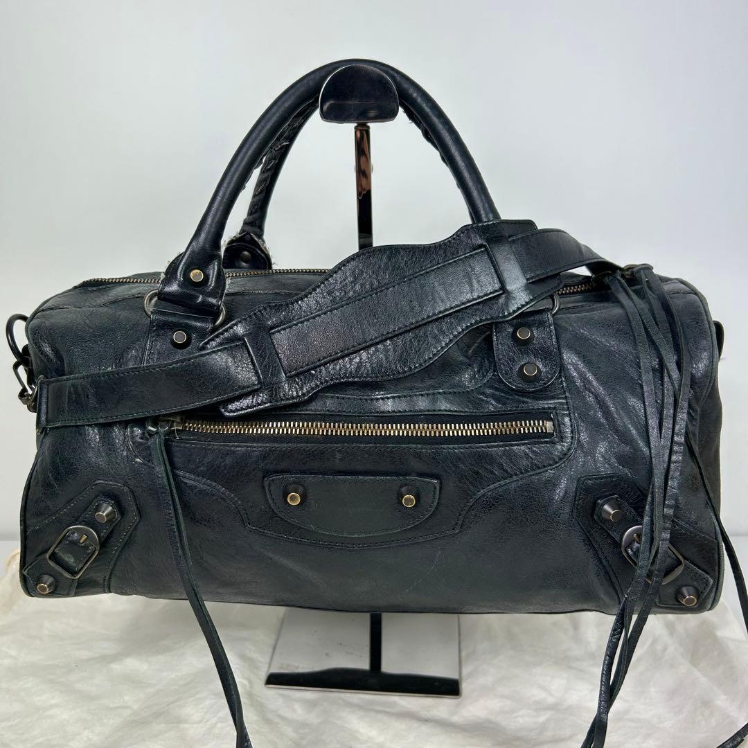 希少 BALENCIAGA バレンシアガ ツィギー 2way ボストンバッグ