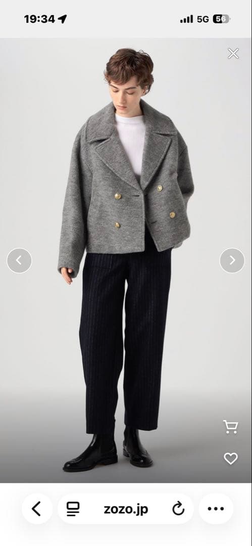 マカフィー　pコート　36サイズ