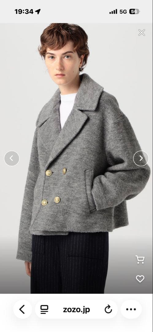 マカフィー　pコート　36サイズ