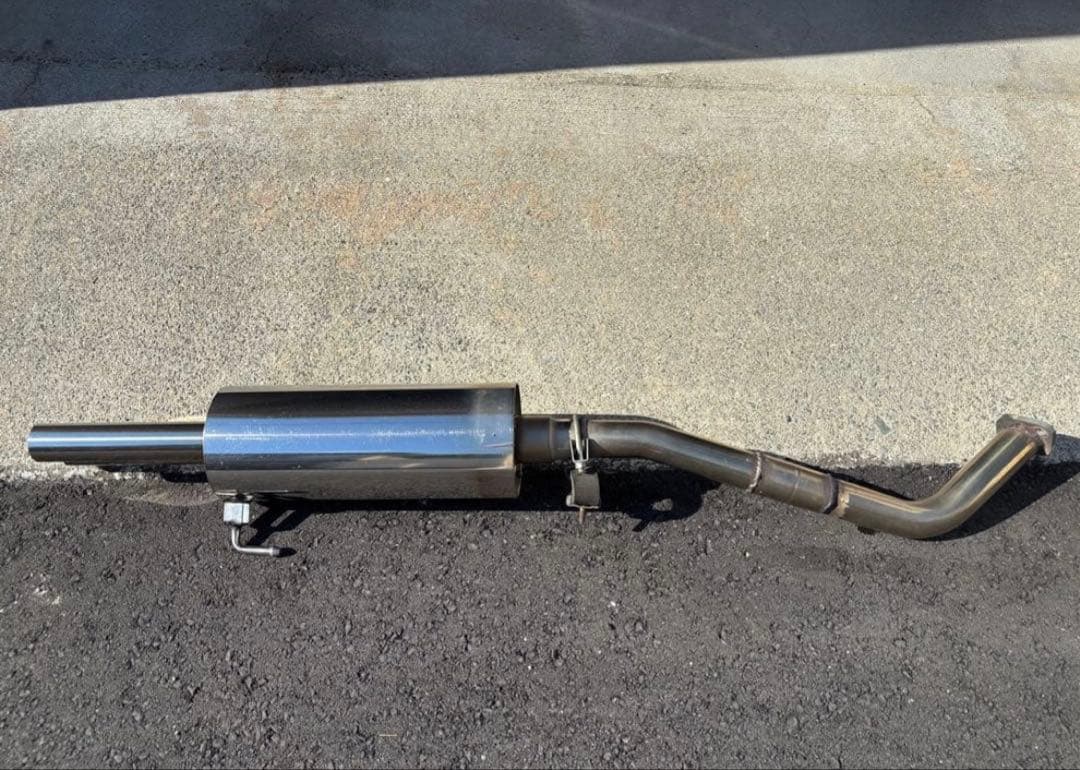 ✨今週限定値下げ✨ADバン　デュアルステンレスマフラー ワンオフ