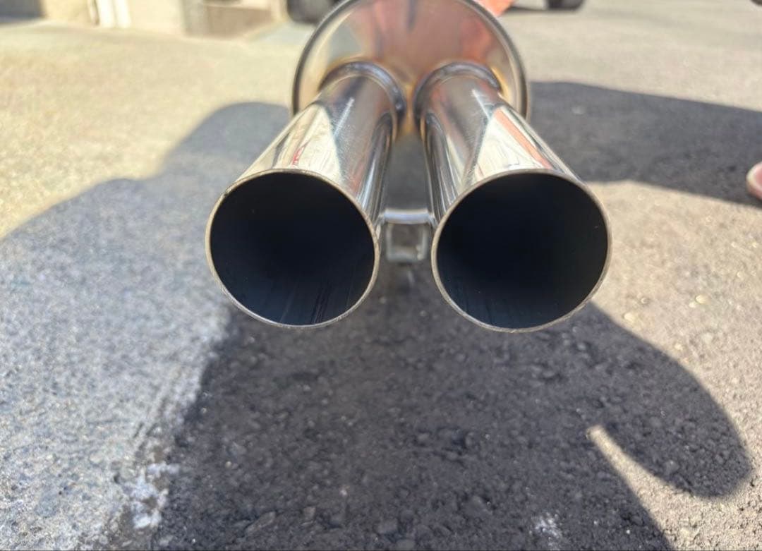 ✨今週限定値下げ✨ADバン　デュアルステンレスマフラー ワンオフ