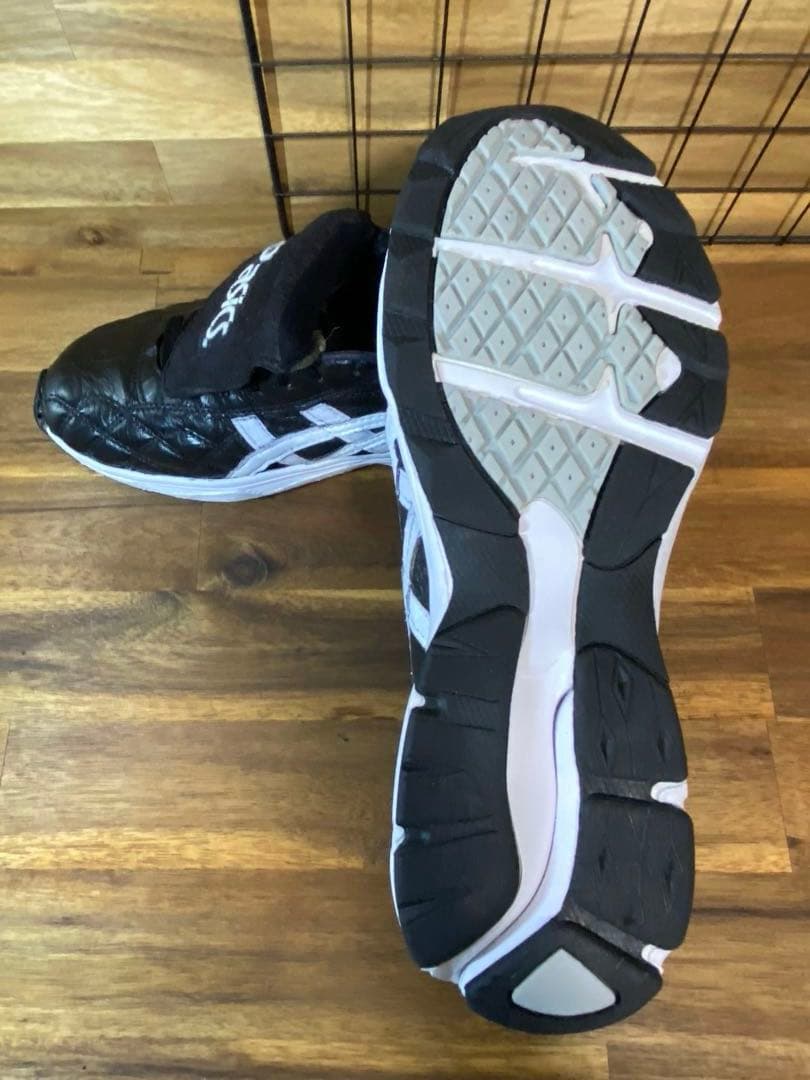 アシックス　インジェクター　ルーゴ　黒　25.5㎝　スニーカー仕様