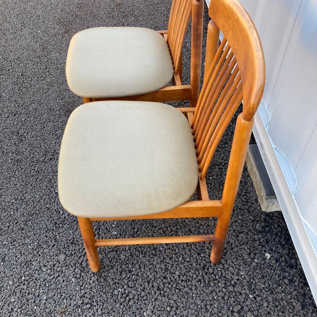 カリモク　ダイニングチェア　2脚