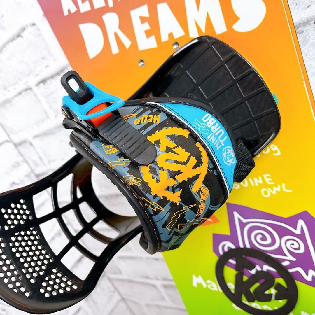 【美品】スノーボード ビンディング付 板 キッズ ジュニア K2 ALLIAN