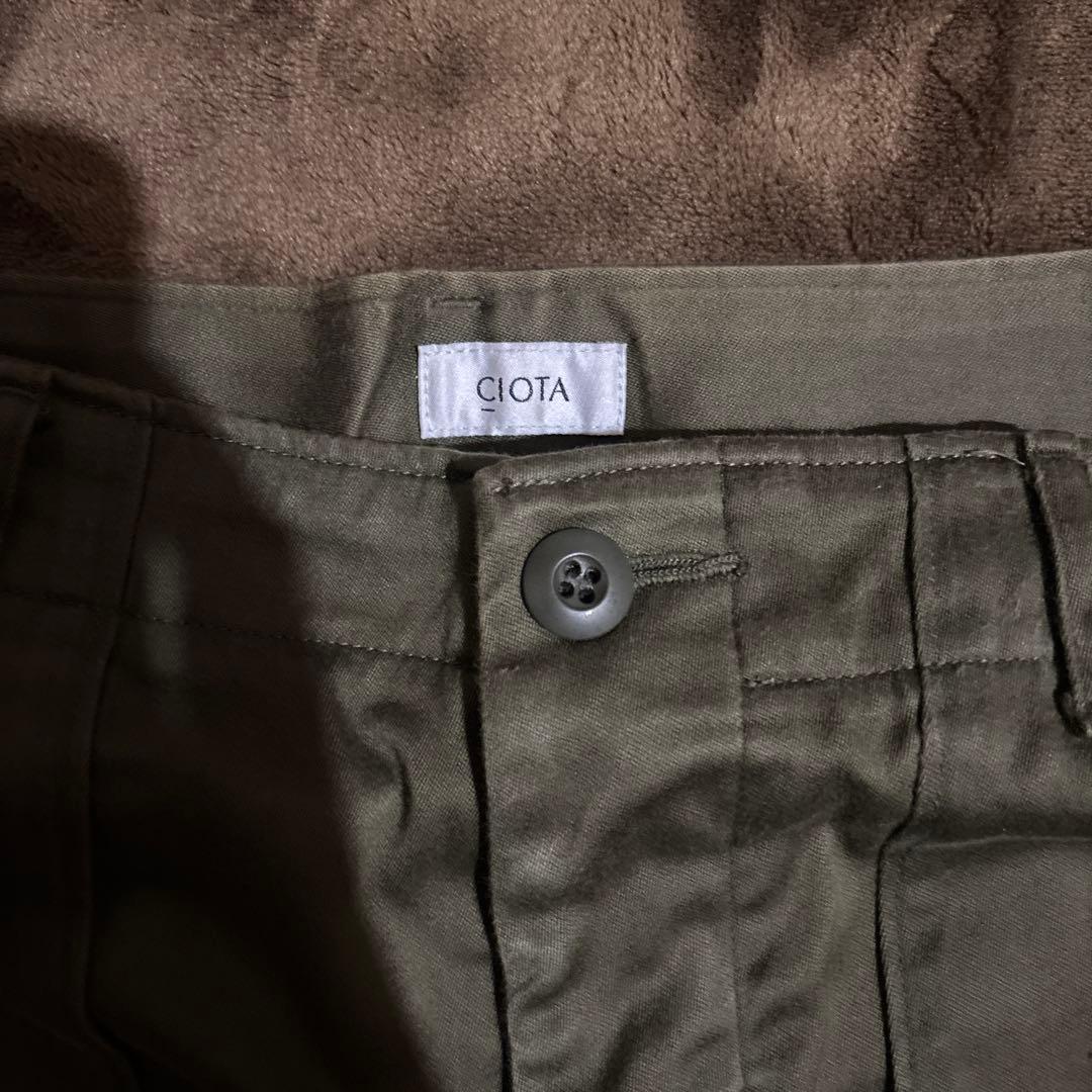 シオタ　CIOTA ベイカーパンツ　サイズ5 スビンコットン