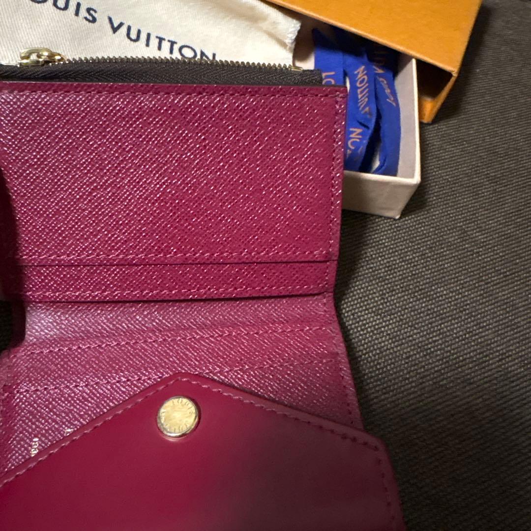 Louis Vuitton 三つ折り財布 ワインレッド