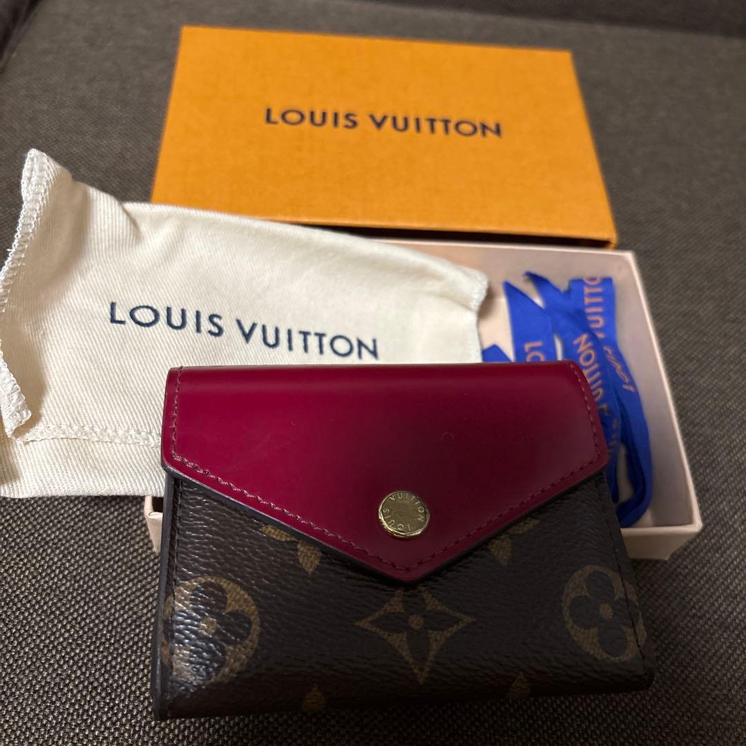 Louis Vuitton 三つ折り財布 ワインレッド