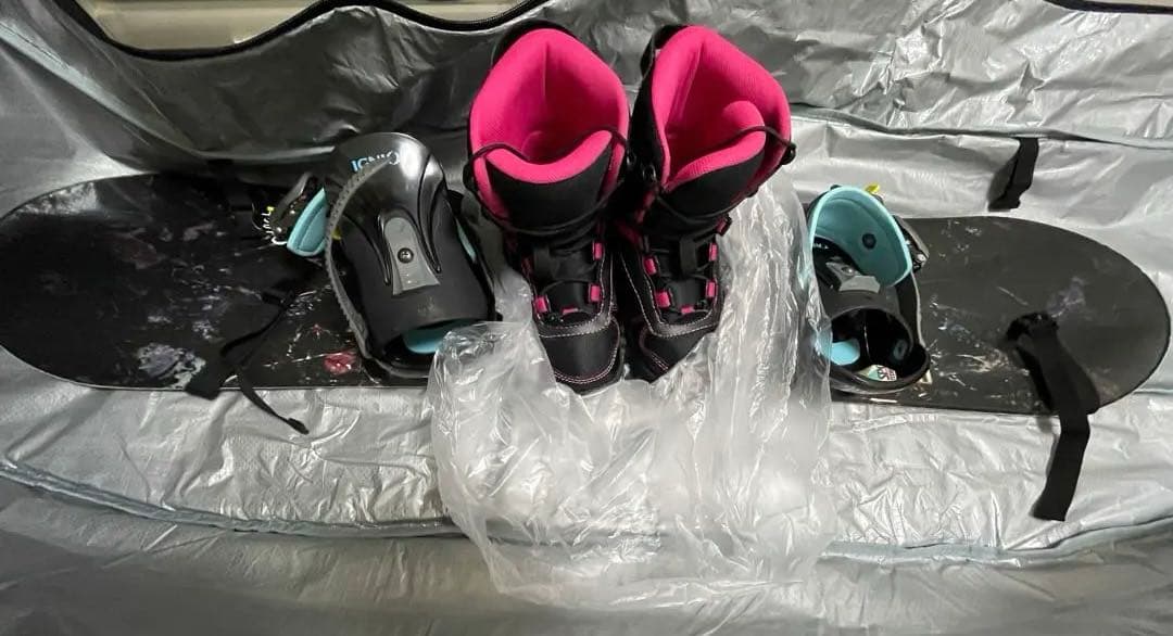 ジュニアスノボ板120cm3点セット