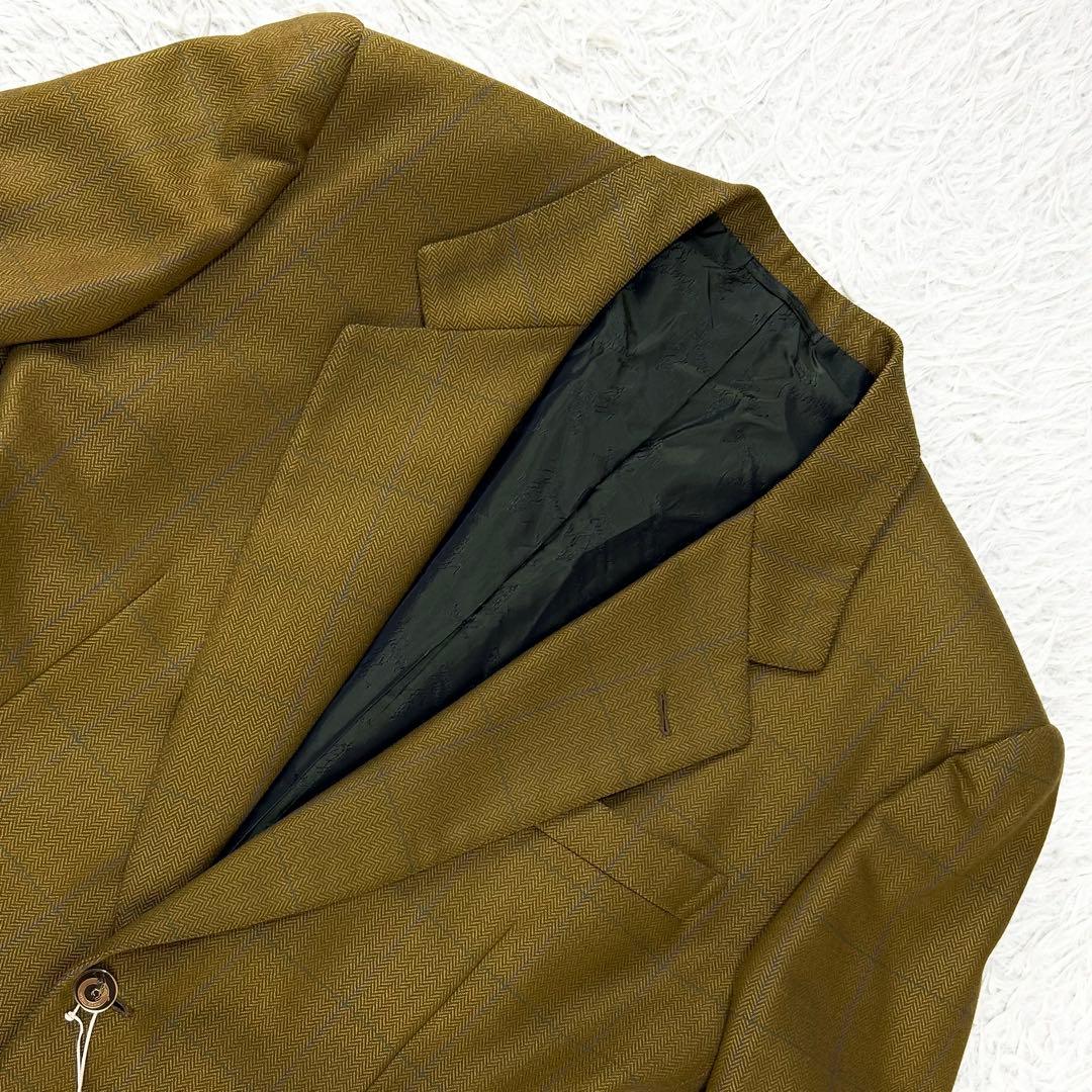 新品未使用 硝子金ボタン ブリオーニ テーラードジャケット ブレザー 52