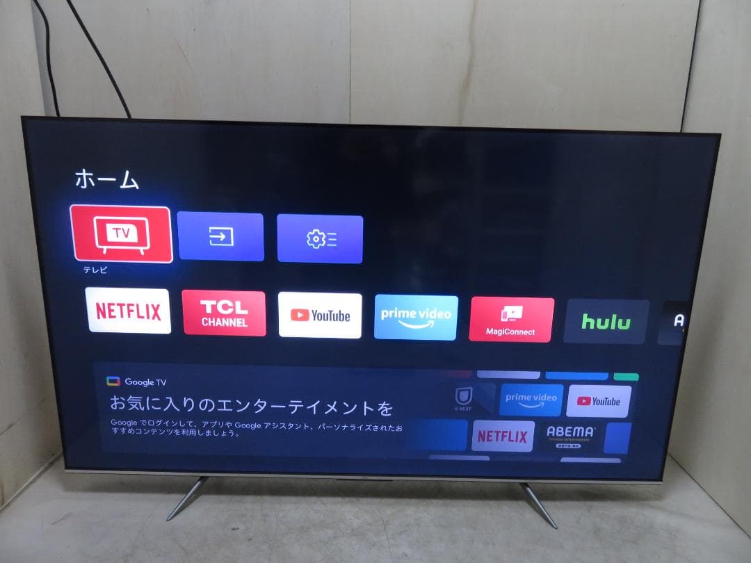TCL 2023年製 65インチ 4K スマートテレビ 液晶テレビ 65C646
