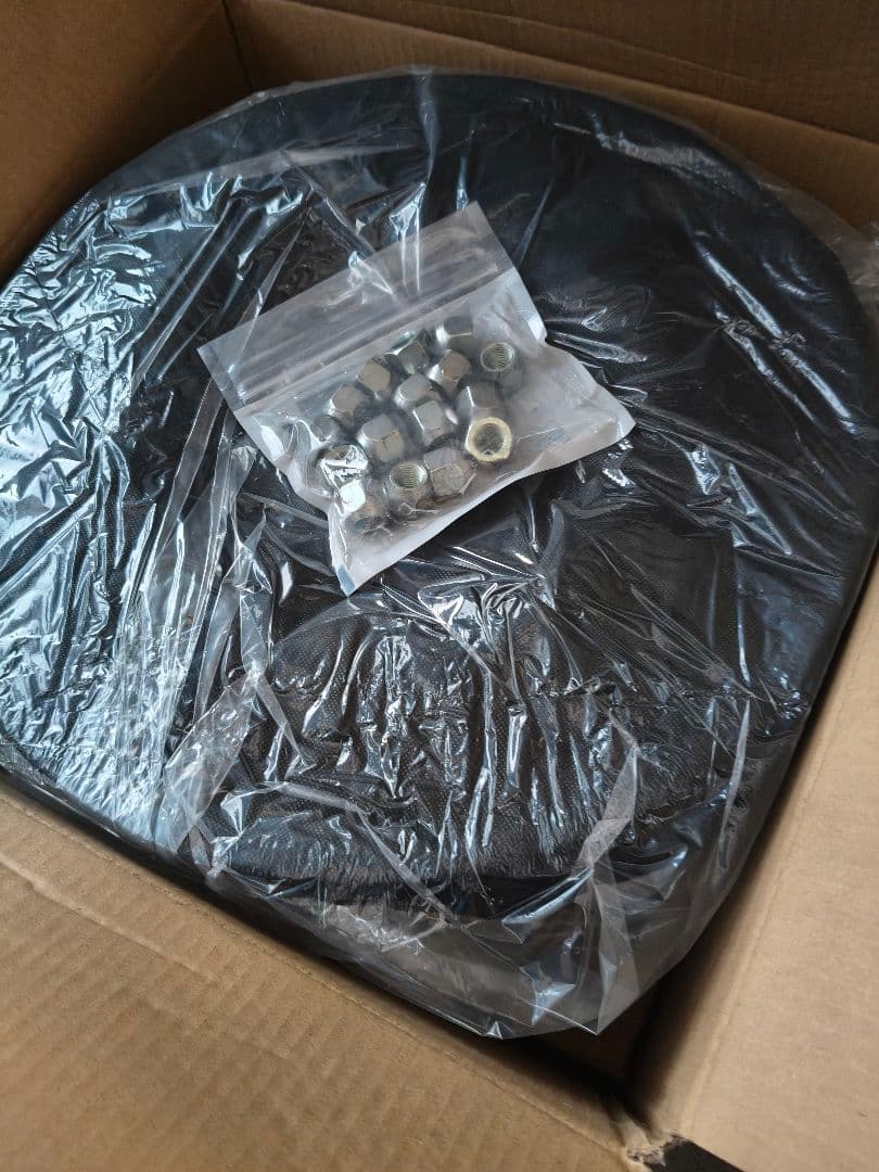 恐らく新車外し 未使用 14インチ 黒色 鉄ホイール