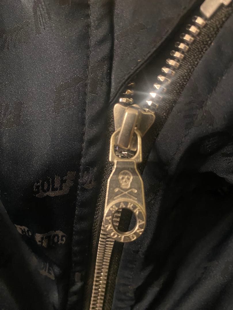 マークアンドロナ　ジャケット　ブルゾン　黒　L総柄