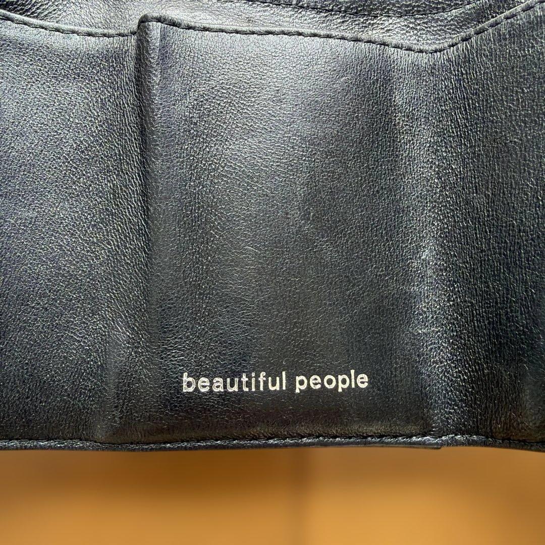 【beautiful people】三つ折り財布