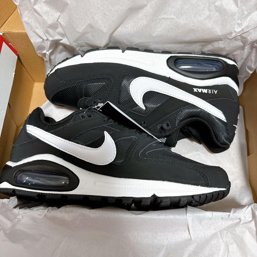 【新品】ナイキ エアマックス コマンド ブラック ホワイト24.5cm