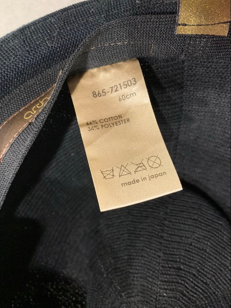 arth（アース）黒のフェドーラハット