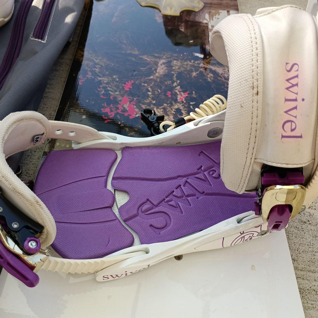 スノーボード4点セット、板、バイディング、ケース、ブーツ