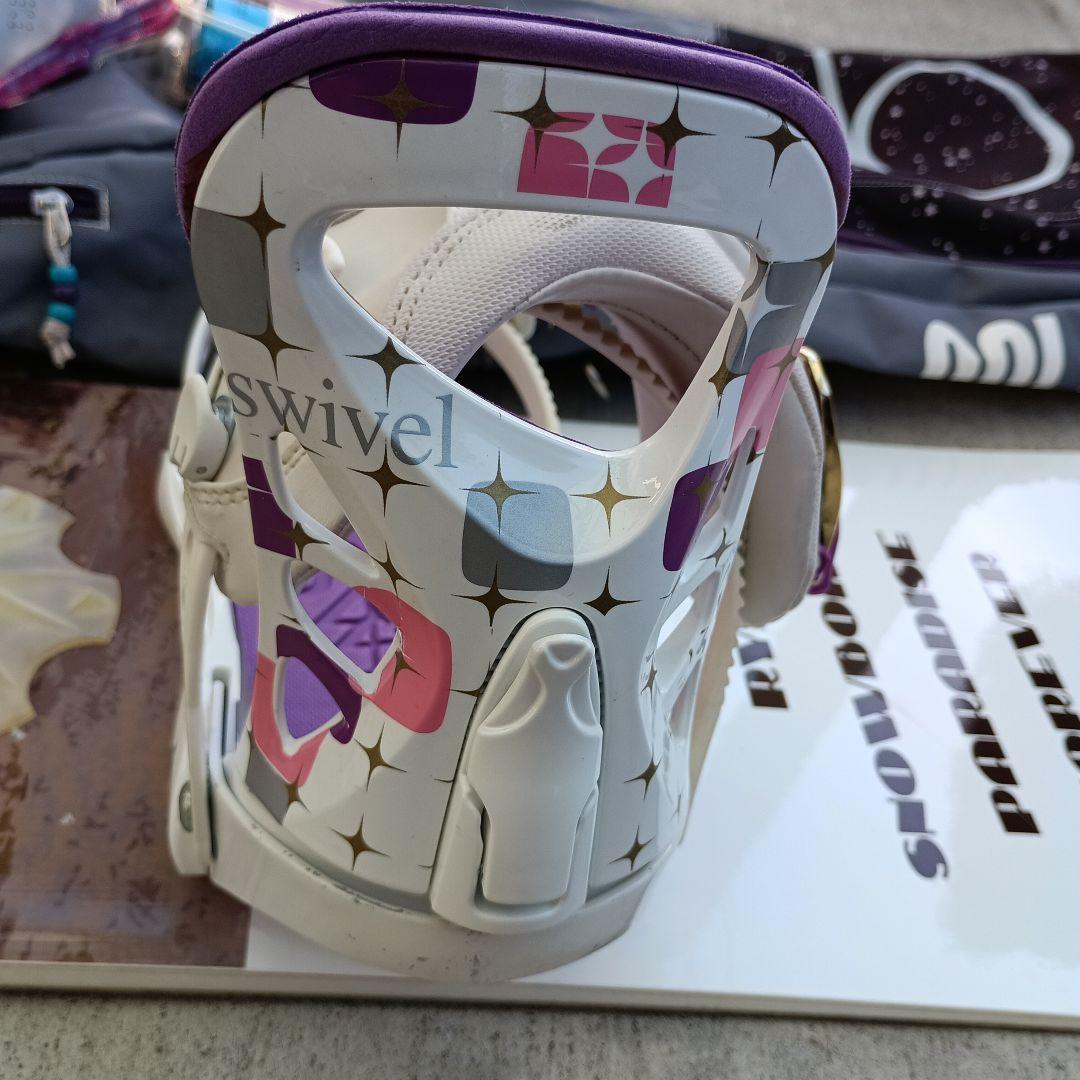 スノーボード4点セット、板、バイディング、ケース、ブーツ