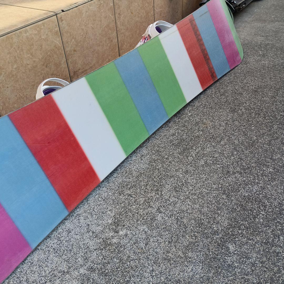 スノーボード4点セット、板、バイディング、ケース、ブーツ