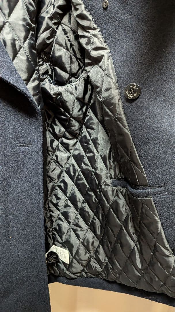 NEIGHBORHOOD ネイビー ピーコート XL