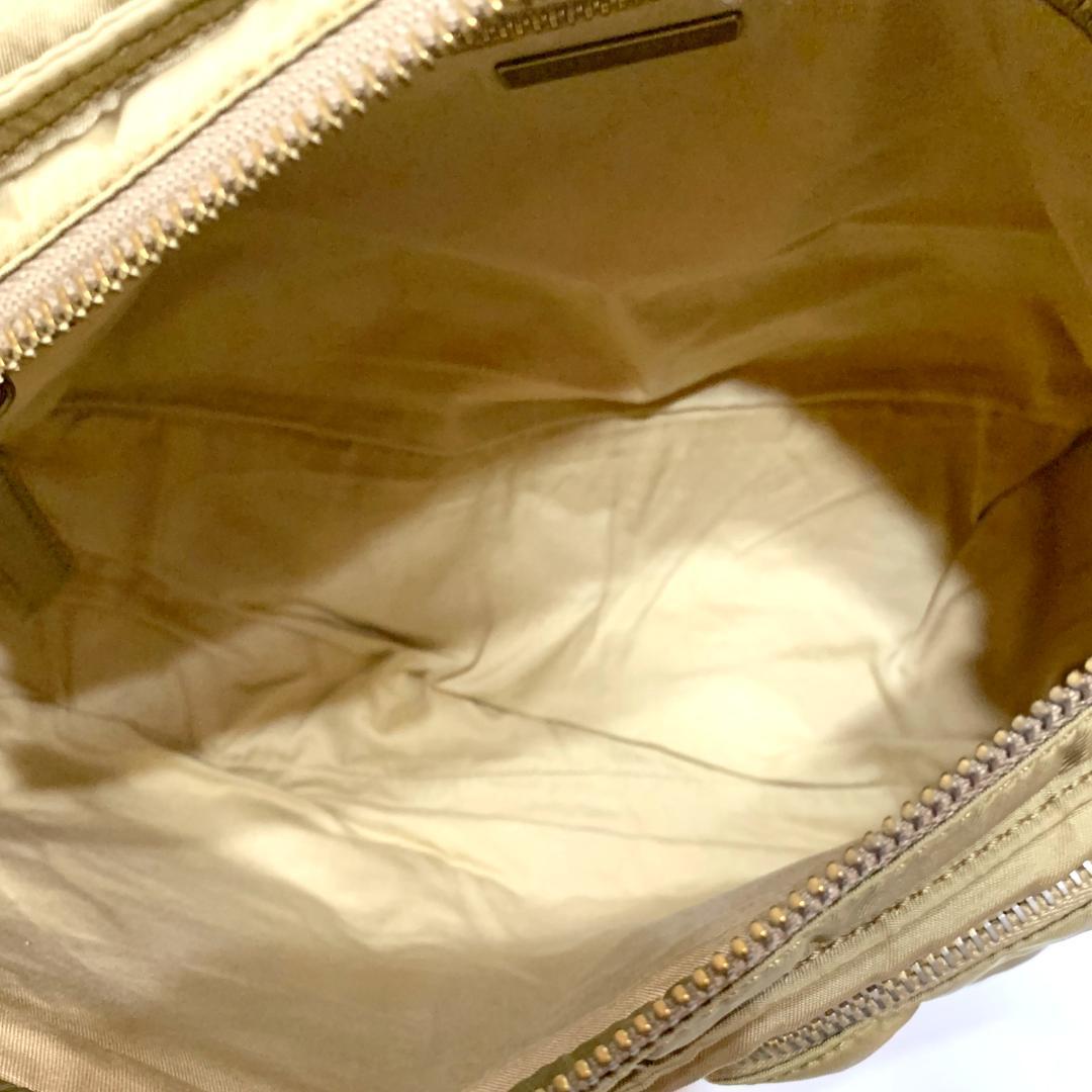 miu miu 90s アーカイブ ショルダーバッグ ナイロン カーキ系 y2k