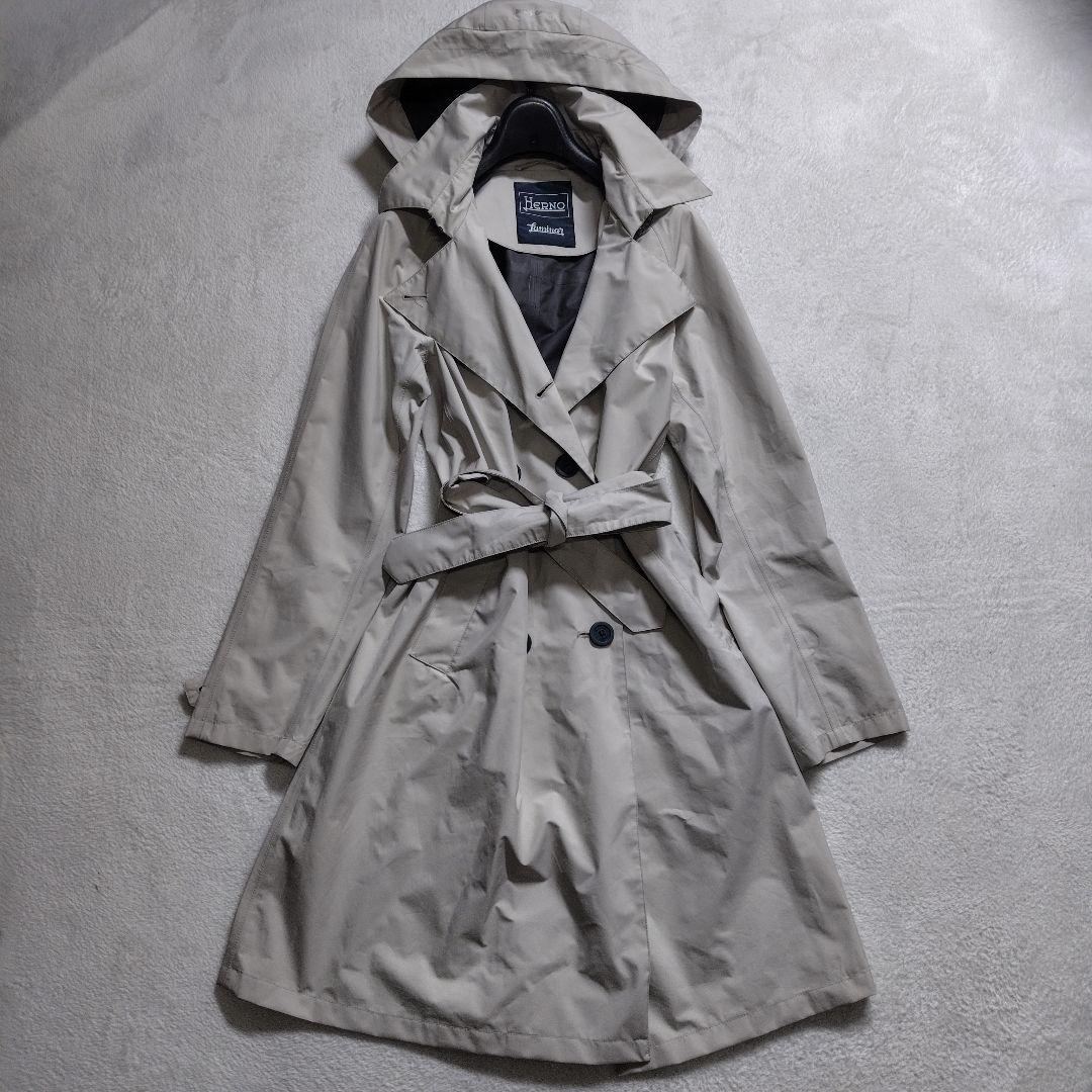 極美品　XL　2way　ゴアテックス　ヘルノ　トレンチコート　ベルト付き　高機能