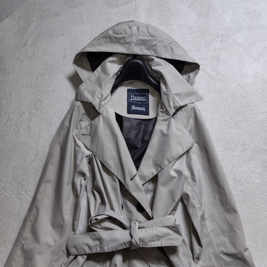 極美品　XL　2way　ゴアテックス　ヘルノ　トレンチコート　ベルト付き　高機能