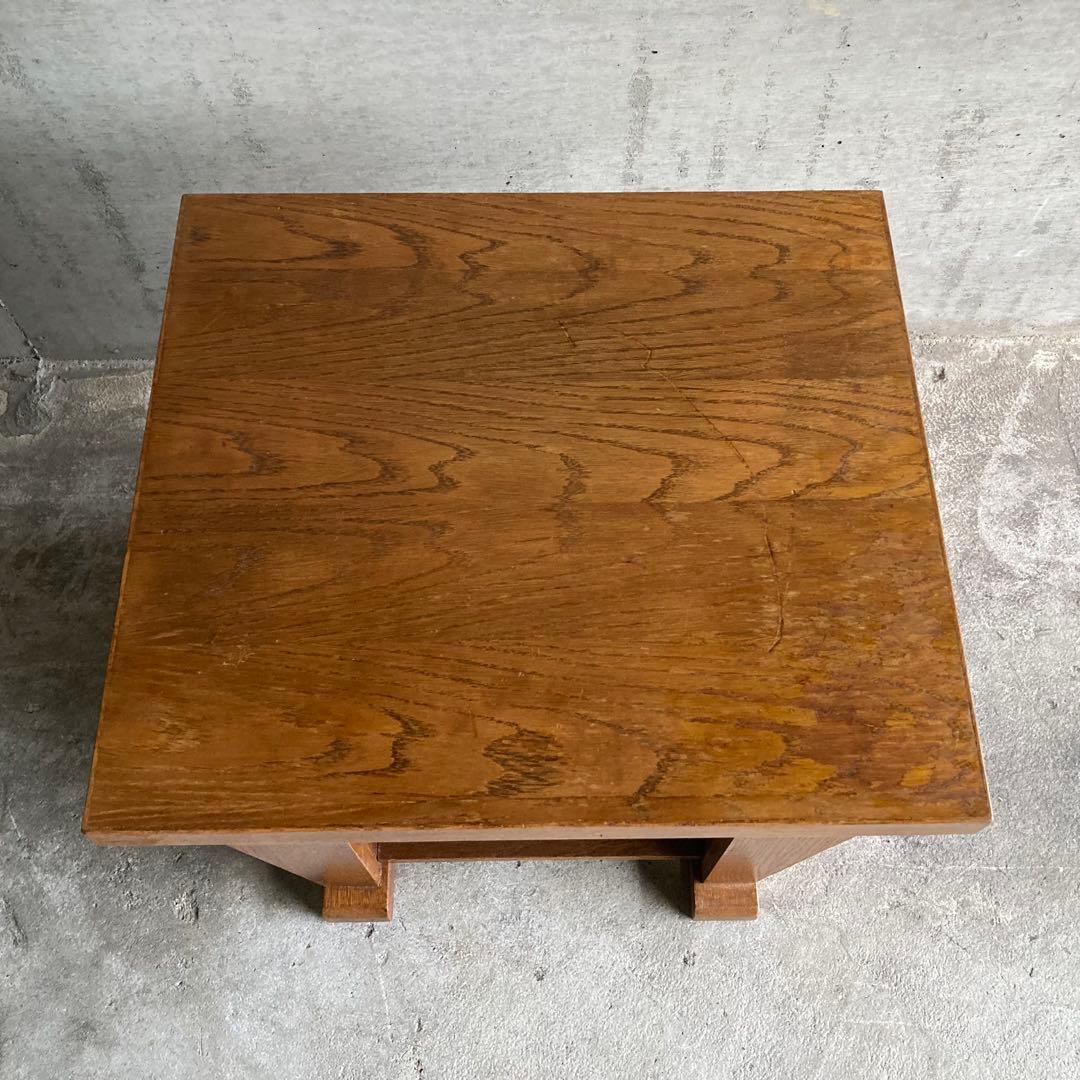 オランダ サイドテーブル チェスト ラック 棚 木製 オーク材 家具 レトロ