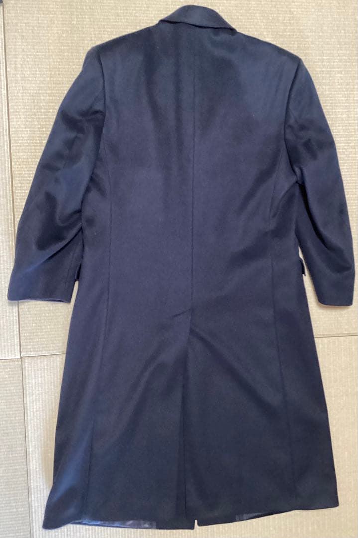 り*ご様 Burberry チェスターコート ダークネイビー　カシミヤ混