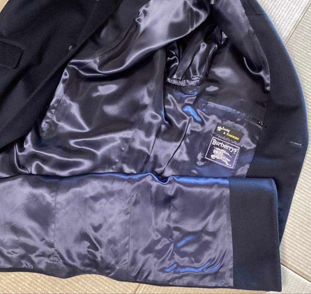 り*ご様 Burberry チェスターコート ダークネイビー　カシミヤ混