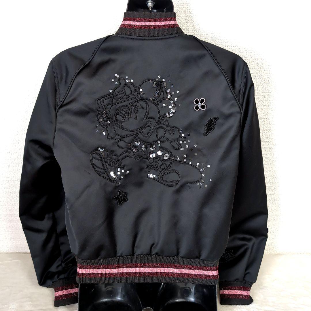 ek30 コーチ × ディズニー ミニー スタジャン 黒 レディースM相当