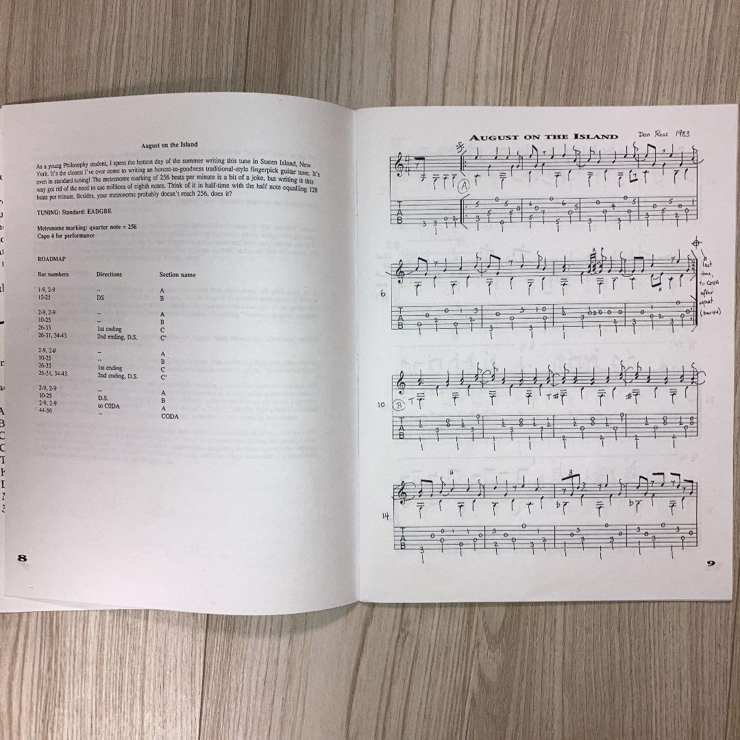 激レア　ドン・ロス　Don Ross TAB譜 Answer Book（CD付）