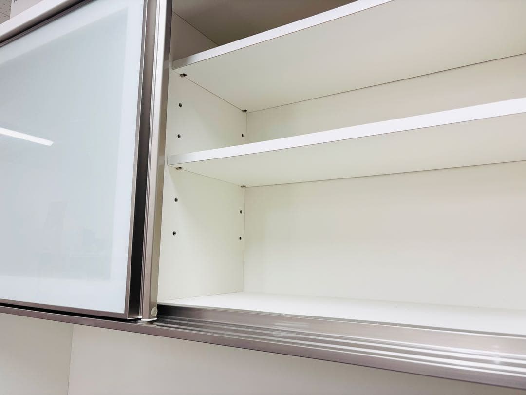 ニトリ キッチンボード アルミナ2 120KB WH