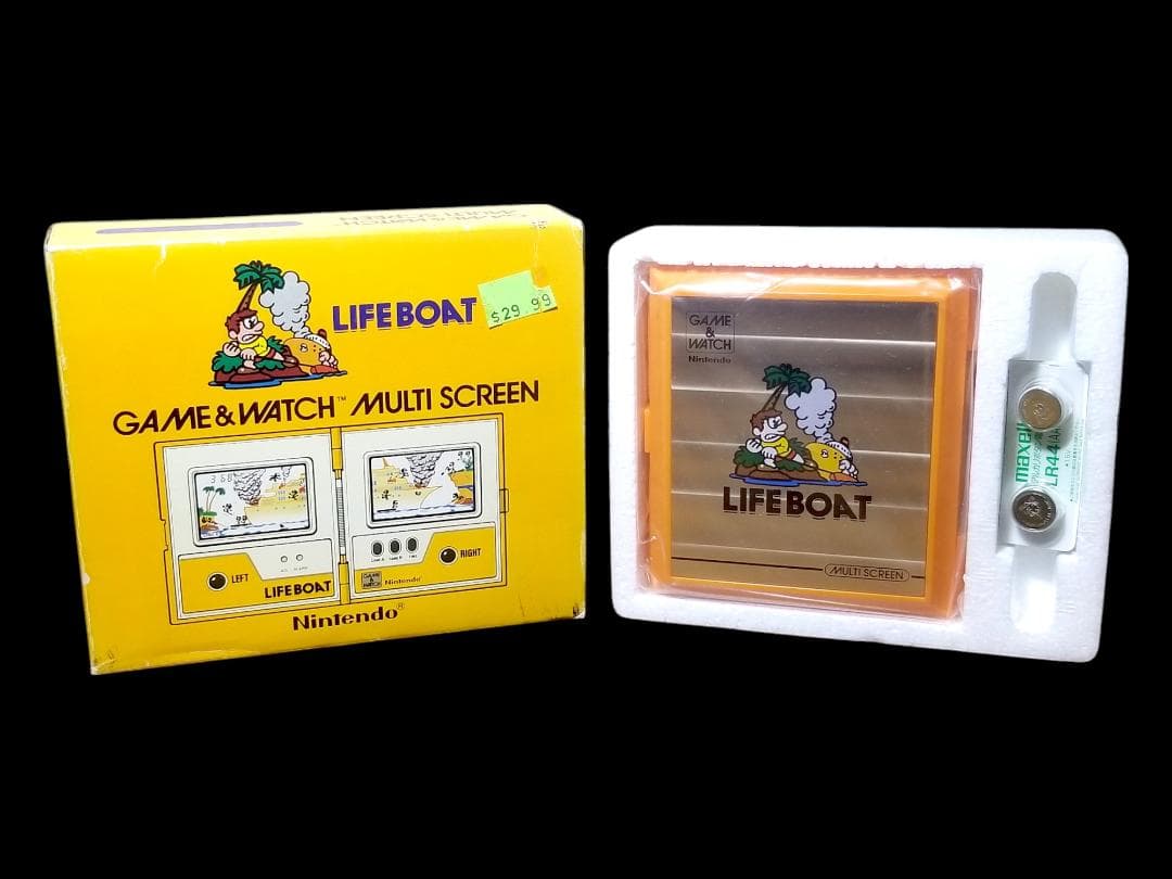 マ*0様 ⭐未使用⭐任天堂 ゲームウォッチ ライフボート TC-58 箱にキズあ