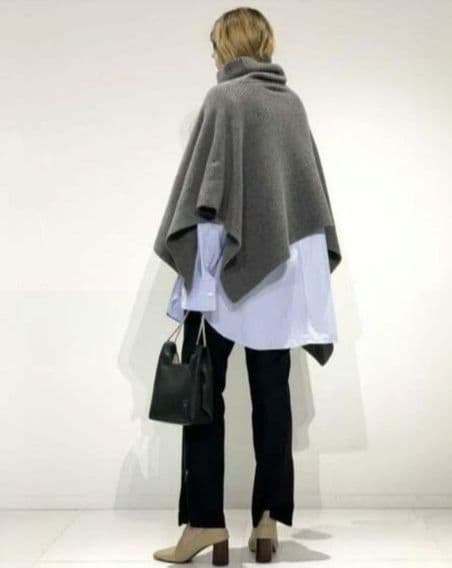 けみごろうAP studio APストゥディオタートルネックポンチョ☆