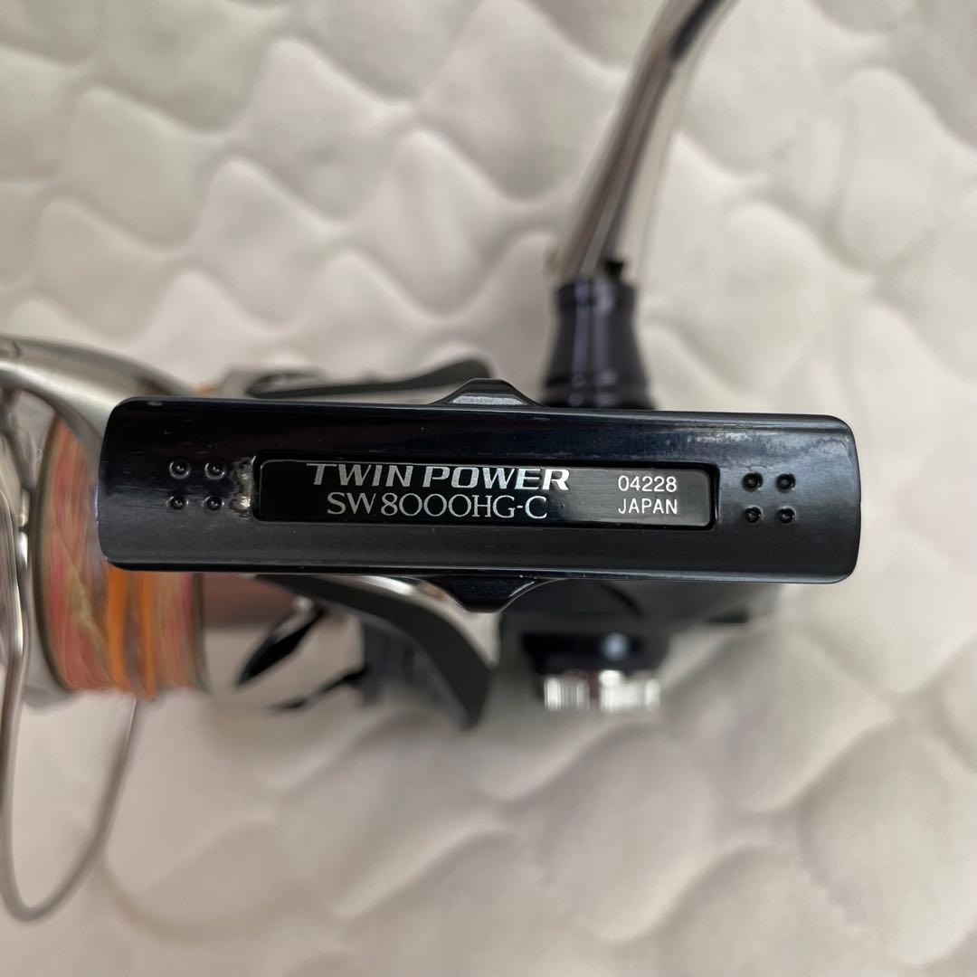 シマノ ツインパワー 21SW8000HG スピニングリール リール