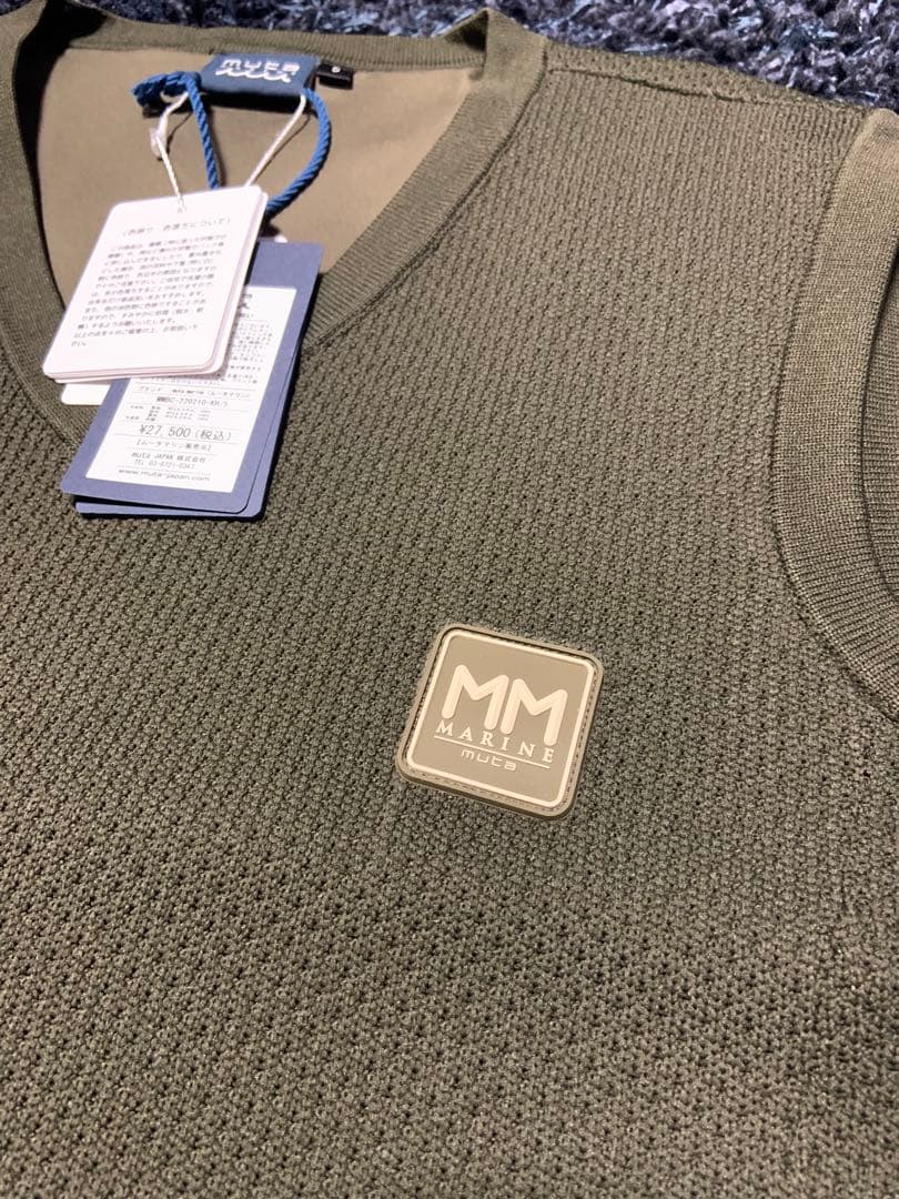 ムータマリーン　ベスト　カーキ　新品未使用　5サイズ