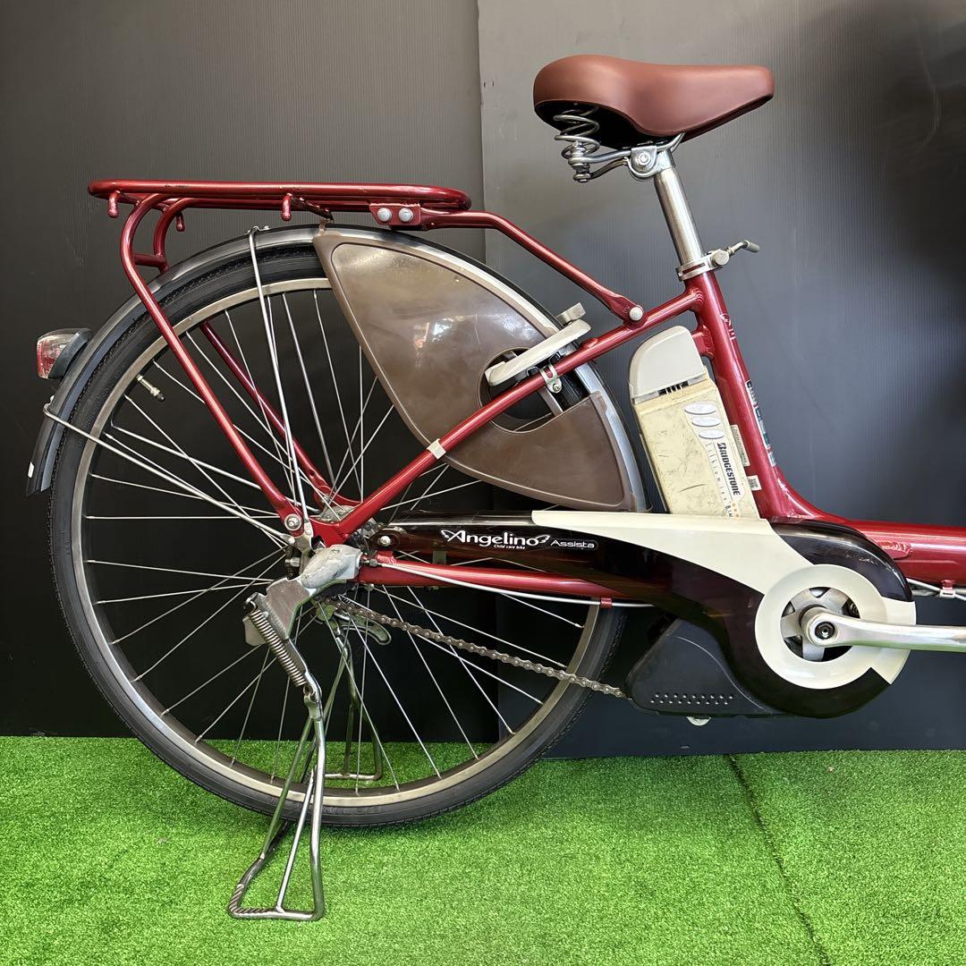 もささうるす様　電動自転車 BS Angelino レッド 3人乗り対応　12★