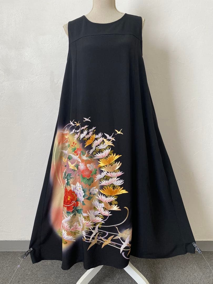 3228 着物　留袖　リメイク　ドレス　ワンピース