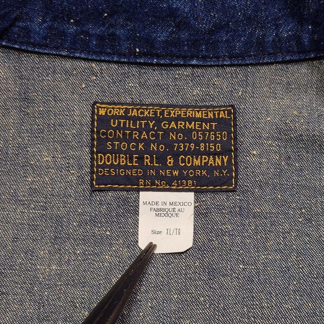 ジャケット・アウター RRL MAYHEWS WRK-UNLINED-SHIRT JACKET XL