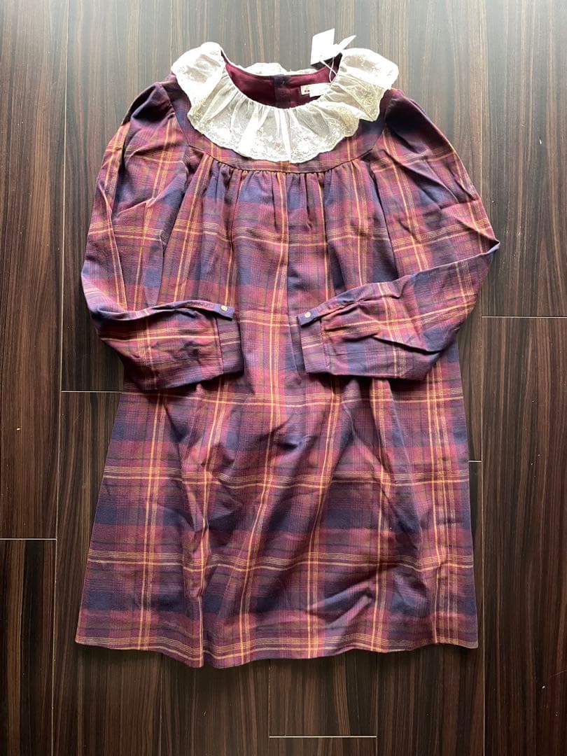 新品タグ付き　国内百貨店購入　ボンポワン　ワンピース　14サイズ