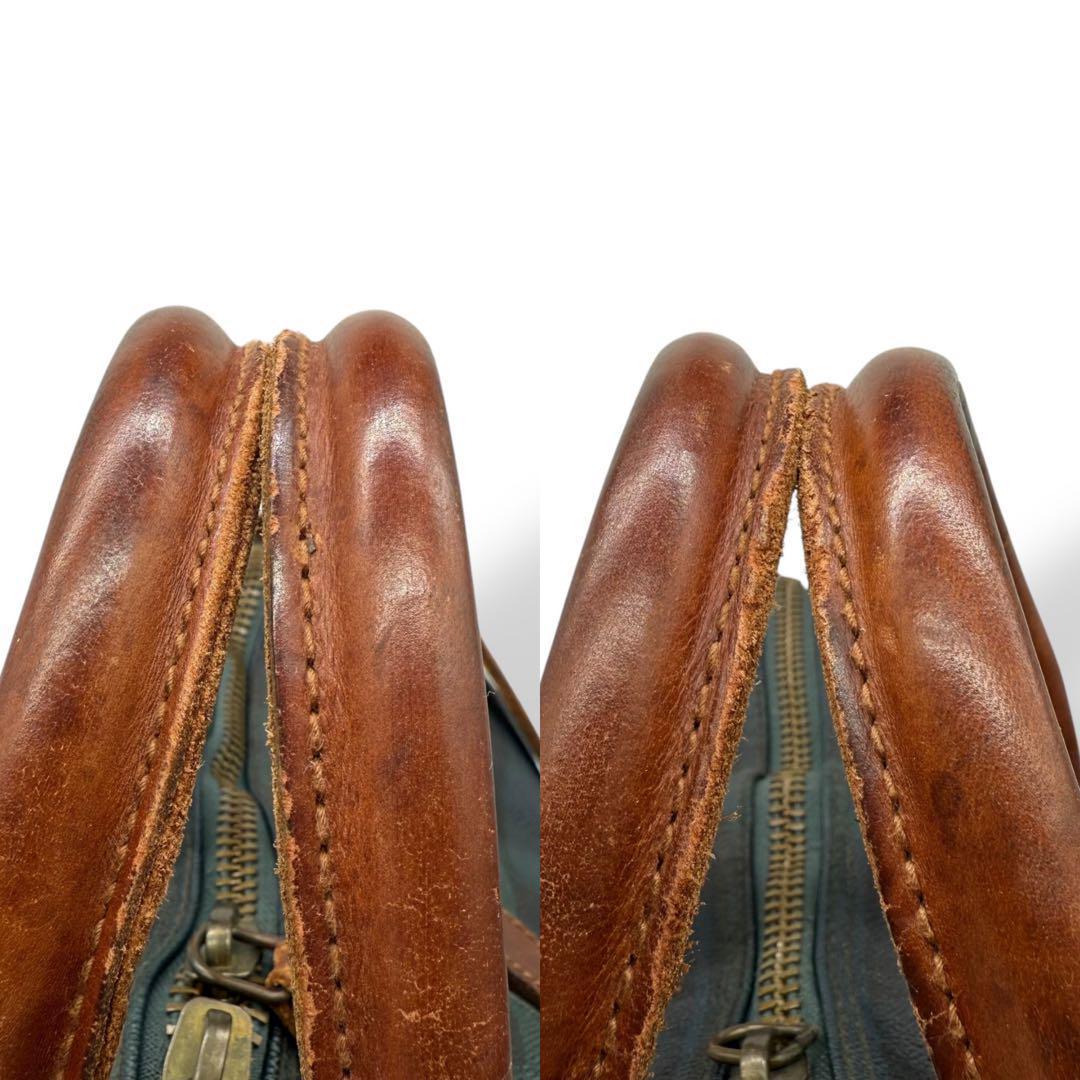 ポロ ラルフローレン ボストンバッグ PVC レザー 2way クロスボディ