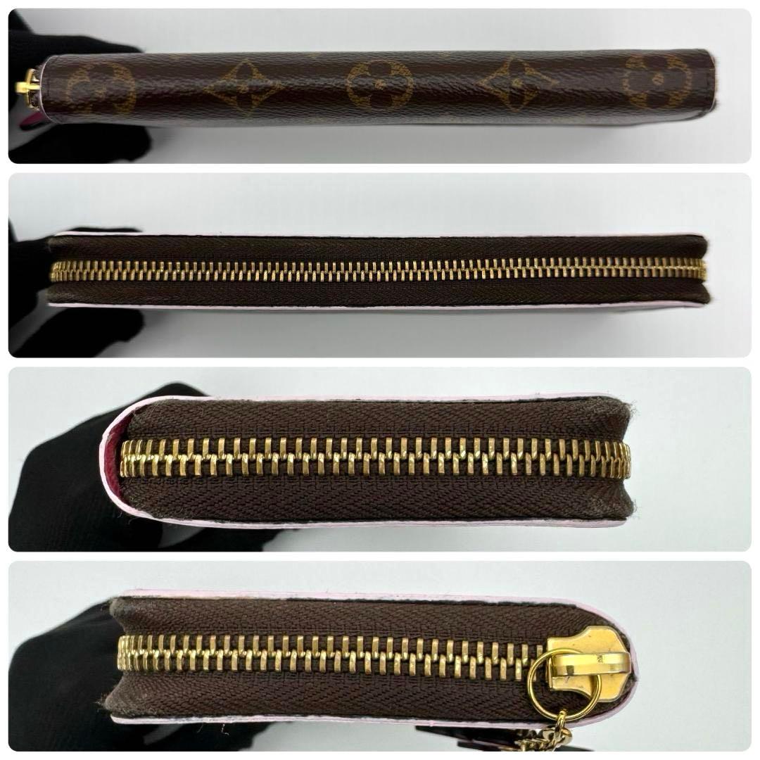 ルイヴィトン 長財布 ポルトフォイユ クレマンス モノグラム フラワー ブラウン